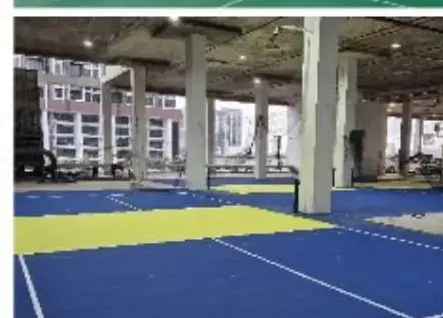 Covered multi-purpose activity court