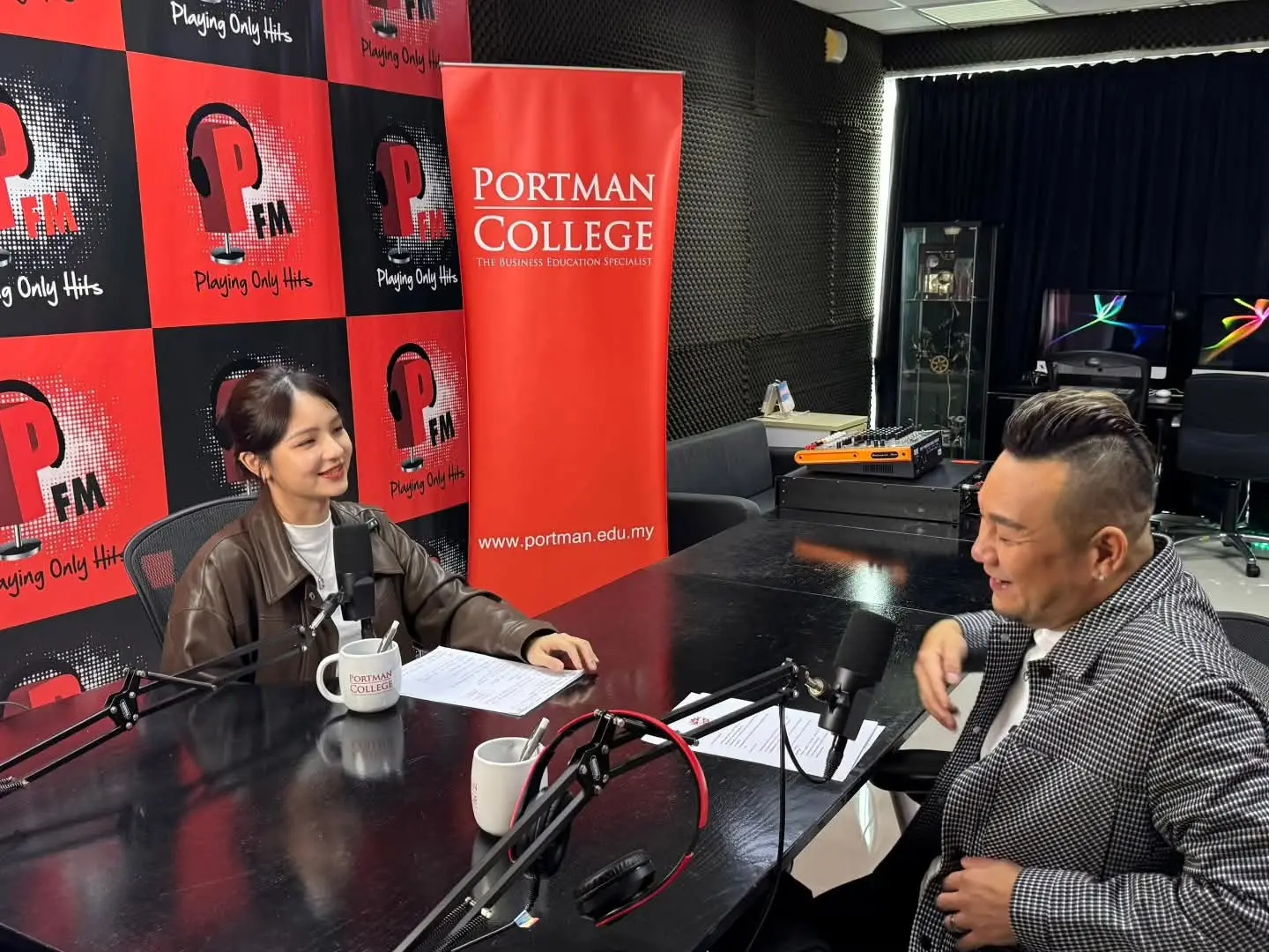 PORTMAN College media interview and podcast session