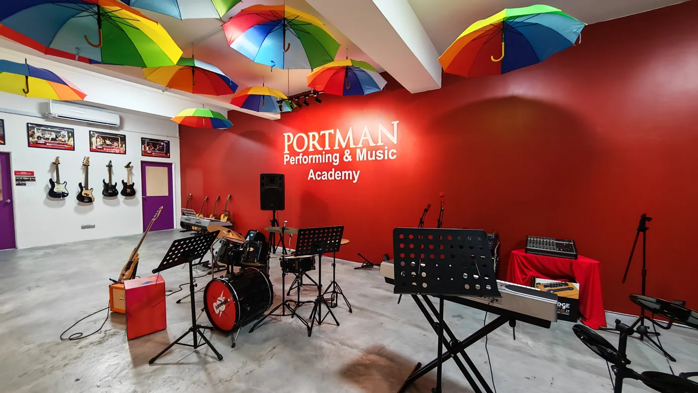 Music and performance space at PIS Akasa