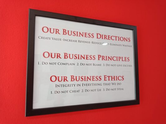 Business Direction Board